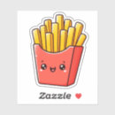 Suche nach french fries aufkleber Fast food