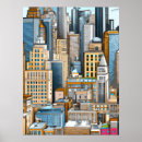 Suche nach manhattan skyline poster Großapfel