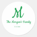 Suche nach personalisierte monogramm aufkleber Klassisch