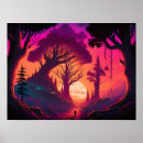 Suche nach mystischer wald poster Fantasie