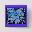 Suche nach herz kunst buttons Blau