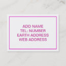 Suche nach rosa rahmen visitenkarten Business