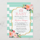 Suche nach rosa streifen einladungen Babyparty