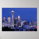Suche nach seattle skyline poster Space needle