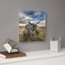 Suche nach nashorn wanduhren Wildtiere