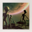 Suche nach außerirdische puzzle Planet