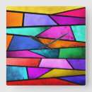 Suche nach buntes glas wanduhren Mosaik