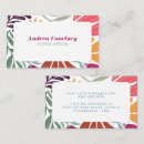 Suche nach retro visitenkarten Boho