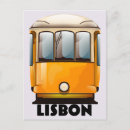 Suche nach lissabon postkarten Gelbe straßenbahn