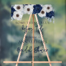 Suche nach elegantes blumenmuster poster Staubblau
