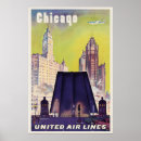 Suche nach retro chicago poster Reise wandkunst