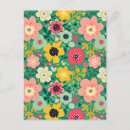 Suche nach floral pattern postkarten Muster