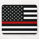 Suche nach feuerwehrmann mousepads Dünne rote linie