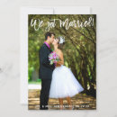 Suche nach postenhochzeits party einladungen Gerade verheiratet