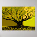 Suche nach baum wurzeln poster Grün