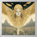 Suche nach frauen sind engel poster Gold