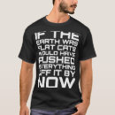 Suche nach flache erde tshirts Gedrückt
