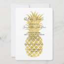 Suche nach pineapple einladungen Gold