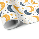 Suche nach mond und sterne geschenkpapier Himmel