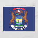 Suche nach michigan flagge postkarten Elch