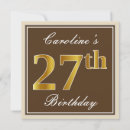 Suche nach 27 geburtstag einladungen 27 jahre alt