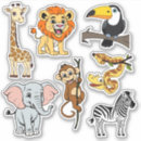 Suche nach cartoon animal aufkleber Safari