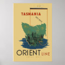 Suche nach tasmania poster Vintag