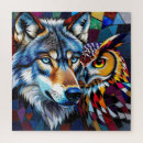 Suche nach eule puzzle Mosaik