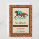 Suche nach horse wedding einladungen Western
