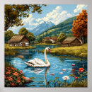 Suche nach schwan poster Tier