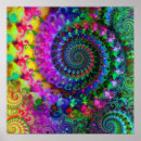 Suche nach regenbogen fraktal poster Hippie