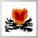 Suche nach herz flammen poster Feuer