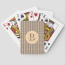 Suche nach tartan kariert spielkarten Monogramm