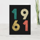 Suche nach 1961 geburtstag karten Retro