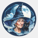 Suche nach hexe und katze aufkleber Witch