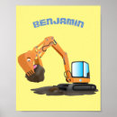 Suche nach straßenbau poster Bagger