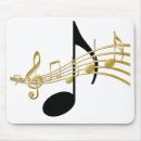 Suche nach musiknoten mousepads Dreifacher clef