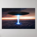 Suche nach ufos poster Raumschiff