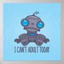Suche nach niedlicher roboter poster Cartoon