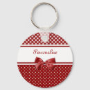 Suche nach roter punkt schlüsselanhänger Rot und weiß