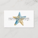 Suche nach seestern visitenkarten Strand