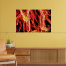 Suche nach in flammen poster Feuer