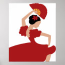 Suche nach flamenco poster Rotes kleid