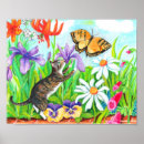 Suche nach zwei katzen poster Blume