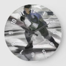 Suche nach hockey puck wanduhren Hockeyspieler