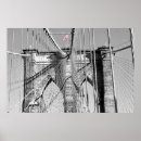 Suche nach brooklyn bridge poster Schwarz weiß