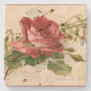 Suche nach vintage rote rose untersetzer Rosen