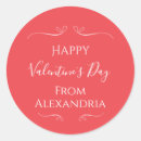 Suche nach happy valentines day aufkleber Typografie