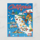 Suche nach california map postkarten Vereinte staaten