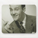 Suche nach selbstvertrauen mousepads In die kamera schaut